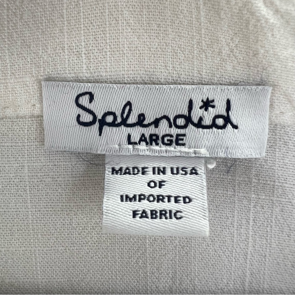 Splendid White Button-Up Shirt - image 3